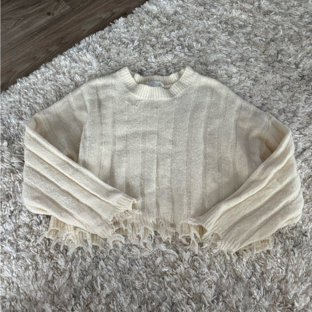 Cozy Cream Knit Sweater